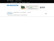 Tablet Screenshot of diebadhonnefer.de